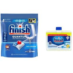 قرص ماشین ظرفشویی فینیش مدل Quantum Hepsi 1 Arada بسته 72 عددی به همراه جرمگیر ظرفشویی فینیش مدل لیمو حجم 250 میلی مجموعه 2 عددی