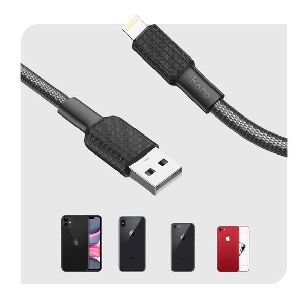 کابل تبدیل USB به لایتنینگ  هوکو مدل X69 ANTI-WINDING طول 1 متر