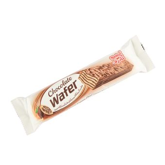 ویفر با کرم کاکائو و روکش کاکائویی نادری - 45 گرم بسته 24 عددی