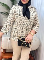 شومیز لینن نجوا 3071