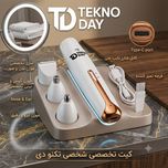 ماشین اصلاح شارژی موی بدن بانوان تکنودی مدل 4 کاره
