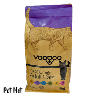 غذای خشک گربه وودو مدل ایندور بزرگسال  Indoor Adult Cat وزن 2 کیلوگرم