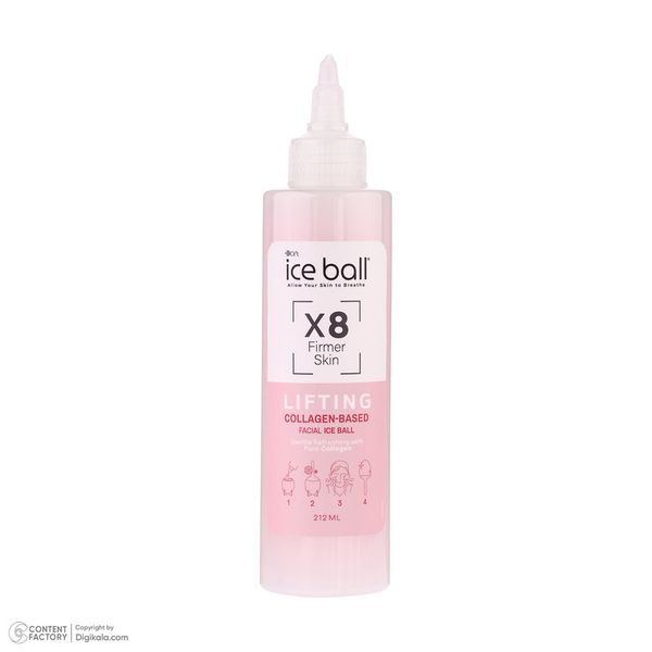 ژل سفت کننده آیس بال مدل x8 مناسب برای انواع پوست حجم 212 میلی لیتر