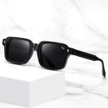 عینک آفتابی مربعی آلبرت وگ مدل SZ8103 Obsidian