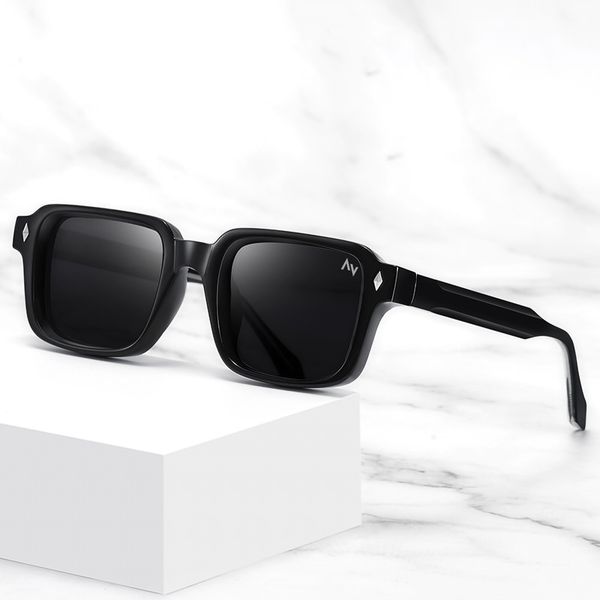 عینک آفتابی مربعی آلبرت وگ مدل SZ8103 Obsidian