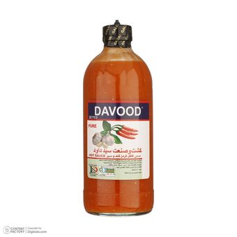 سس فلفل قرمز تند و سیر گالری سید داود حجم 474 میلی لیتر
