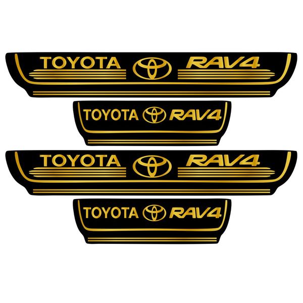 برچسب بدنه خودرو اسپرت غدیر مدل CH GO YA59 A94 مناسب برای RAV4 بسته 4 عددی