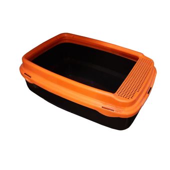 ظرف خاک گربه مدل دو تکه لبه دار pan به همراه بیلچه