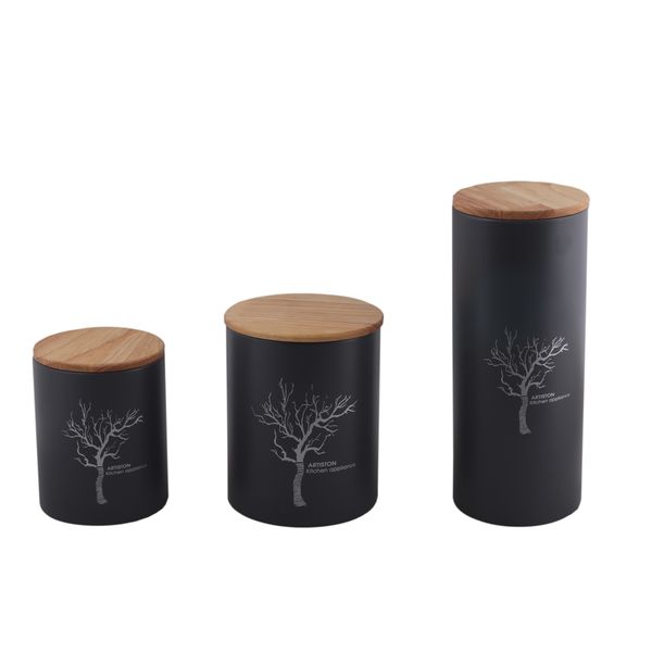 سرویس آشپزخانه 18 پارچه آرتیستون مدل درب بامبو