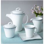 سرویس غذاخوری 97 پارچه چینی زرین ایران مدل وایت رز درجه یک