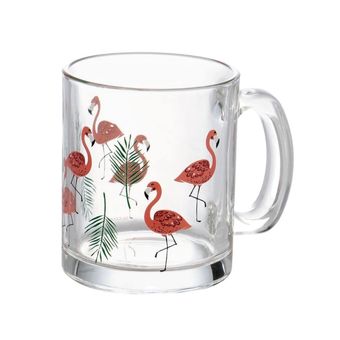 لیوان مدل دکوور لته طرح فلامینگو کد 125
