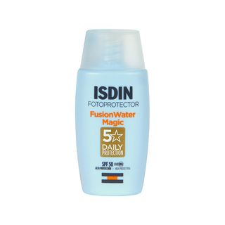 فلوئید ضدآفتاب بدون رنگ ایزدین SPF50 مدل Fusion Water Magic