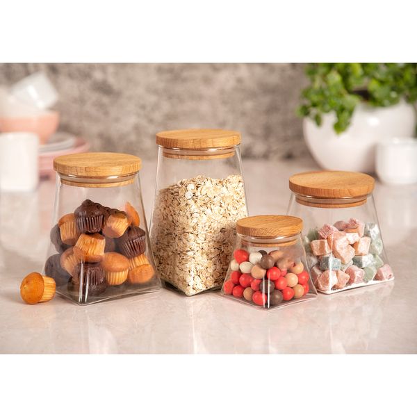 بانکه میس گلس مدل کاج 3  بسته سه عددی