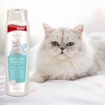 شامپو گربه بایولاین مدل گربه با موی سفید حجم 200 میلی لیتر