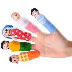 عروسک انگشتی خانواده بسته 5 عددی