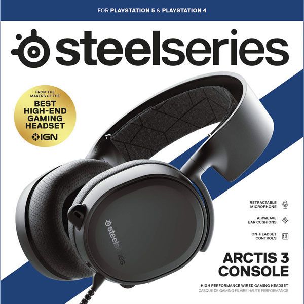 هدست گیمینگ استیل سریس مدل Arctis 3 Console