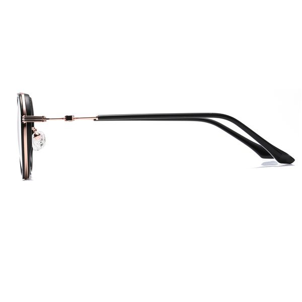 فریم عینک طبی چند ضلعی مدل TJ817C01P81 مناسب برای صورت گرد و بیضی