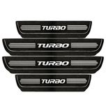 برچسب پارکابی خودرو مهدیار طرح چرم TURBO کد pka1092 بسته 4 عددی
