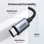 کابل تبدیل USB-C به جک 3.5mm یوگرین مدل CM450-20192 طول 1 متر