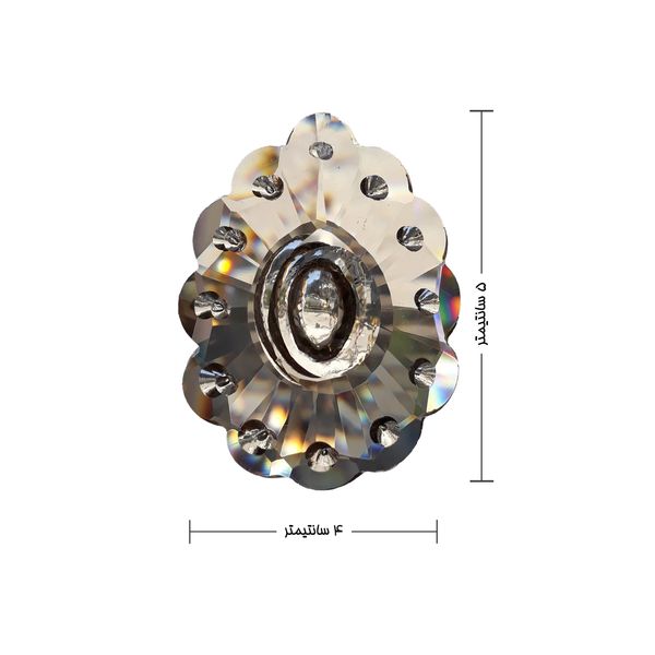 کریستال آویز لوستر کد LA205-P2.5 بسته 7 عددی
