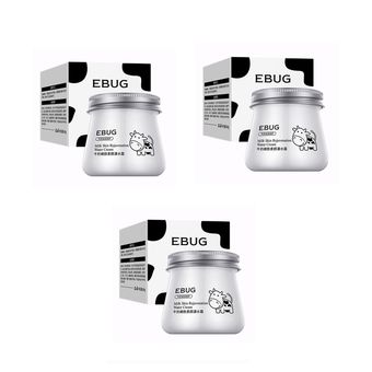 پک 3 عددی کرم مرطوب‌کننده و آبرسان ایباگ مدل شیر گاو وزن 80 گرم