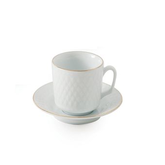 ست فنجان و نعلبکی 12 پارچه 6 نفره چینی زرین ایران مدل چای خوری رادیانس 8 زرین درجه عالی*829