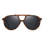 عینک آفتابی مدل 3315C41-P01 Polarized Leopard Metal