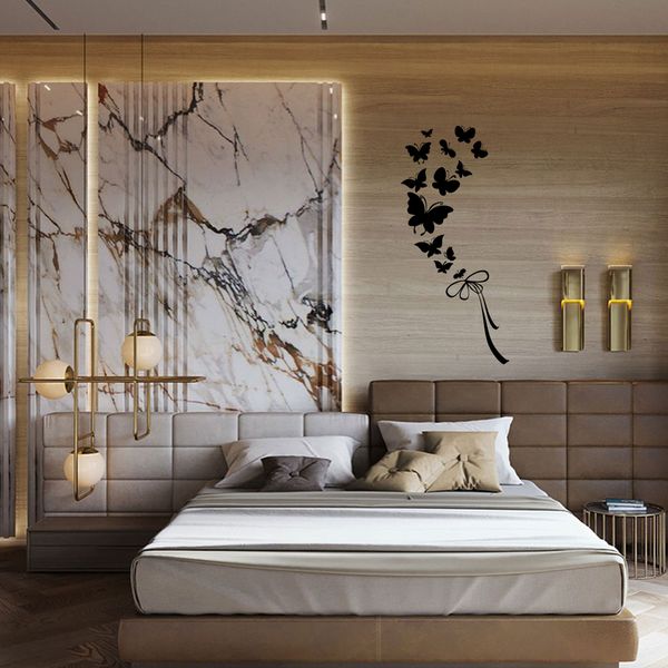 استیکر آژنگ مدل پروانه کد D-M-779 مجموعه 14 عددی