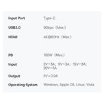 هاب 7 پورت USB-C باسئوس مدل BS-OH159 (گارانتی 24 ماهه آونگ)