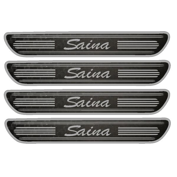 برچسب پارکابی خودرو مهدیار مدل کربن کد sp117 مناسب برای ساینا بسته 4 عددی*808