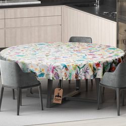 رومیزی برند رومیزی باز طرح دایره مدل گل های سنتی کد 11043