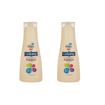 شامپو مو گلرنگ سری Plus Protein مدل مولتی ویتامین وزن 900 گرم دونه ای