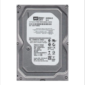 هارد دیسک وسترن 250 گیگابایت مدل Western Digital 250GB AV