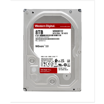 هارد اینترنال وسترن دیجیتال سری قرمز مدل WD80EFBX ظرفیت 8 ترابایت