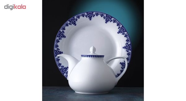 سرویس غذاخوری 108 پارچه چینی زرین ایران مدل شهرزاد سمرقند درجه یک