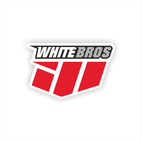 برچسب چاپی برش خورده مدل WHITE BROS کد 0120