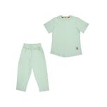 ست تی شرت و شلوار دخترانه مدل MDSS-CH1756