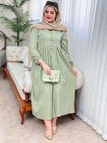 پیراهن تمام دکمه 2136