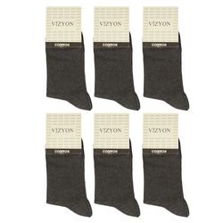 جوراب ساق بلند مردانه ویزیون کد VMS1016Z16 بسته 6 عددی