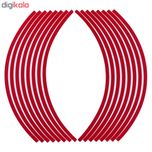 نوار دور طوقه موتور سیکلت مدل S23DARE بسته 16 عددی