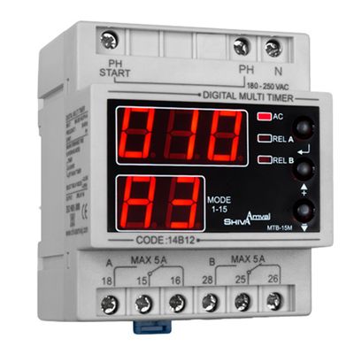 مولتی تایمر دیجیتال شیوا امواج مدل 14b12