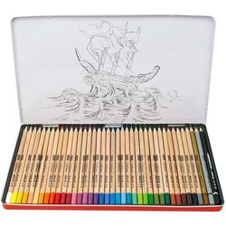 مداد رنگی آریا 36 رنگ جعبه فلزی کد 3023