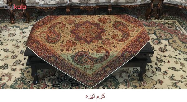رومیزی ترمه سالاری مدل almas