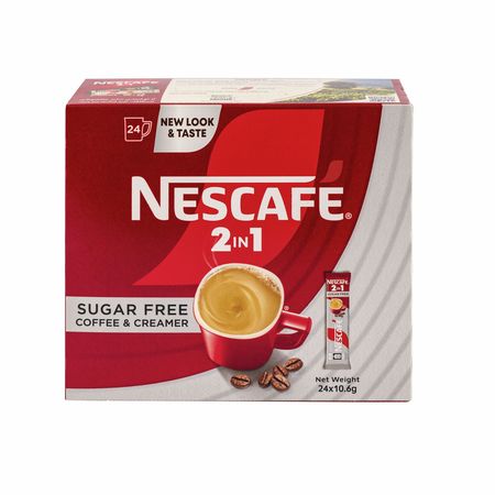 پودر مخلوط قهوه فوری 2 در 1 نسکافه بسته 24 عددی