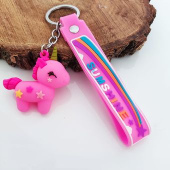 جاکلیدی مدل سیلیکونی طرح یونیکورن اسب تک شاخ ناز کد DB20