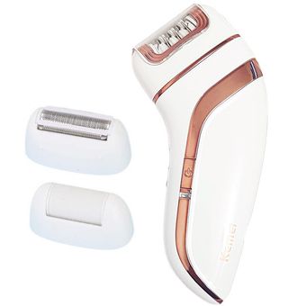 اپیلاتور کیمی مدل KM-1207 قابل شارژ تعداد سری 3 عدد همراه با کابل USB
