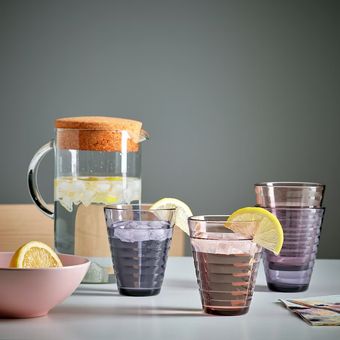 ست 4 تایی لیوان ایکیا، مدل GLASMAL، کد 005.414.61