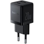 شارژر دیواری 20 وات باسئوس مدل Baseus Palm Fast Charger C+U 20W EU