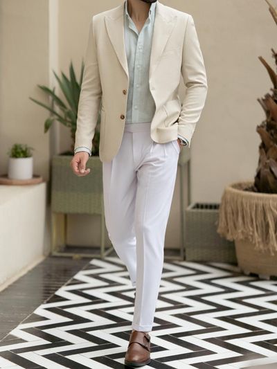 کت لینن بدون آستر کد c192