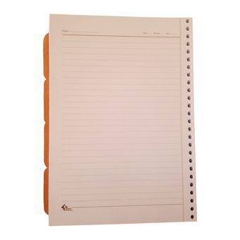 کاغذ کلاسور شفیعی مدل 26 حلقه Acadmic بسته 100 عددی